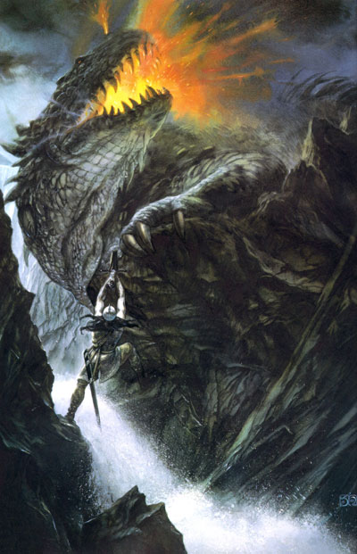 La mort de glaurung